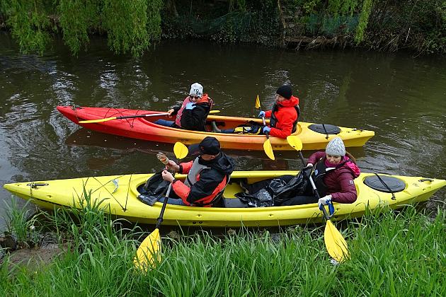 W sobotę czyszczono brzegi rzeki Łeby w ramach ogólnopolskiej inicjatywy 'Operacja Czysta Rzeka'