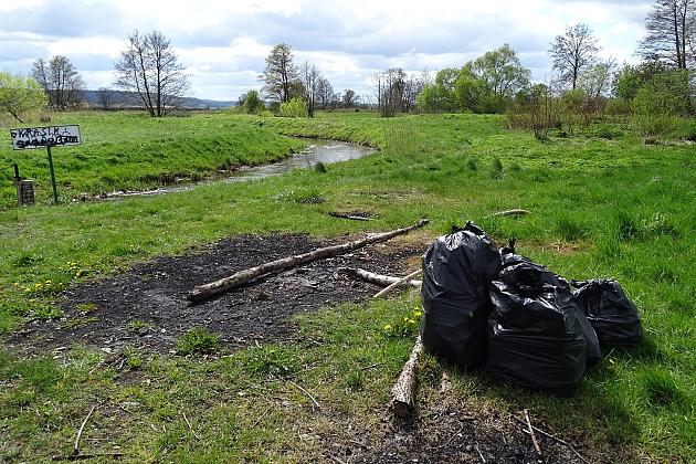 W sobotę czyszczono brzegi rzeki Łeby w ramach ogólnopolskiej inicjatywy 'Operacja Czysta Rzeka'