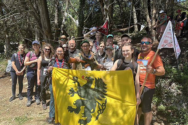 Harcerze z Lęborka na Uroczystościach 80. Rocznicy Bitwy pod Monte Cassino