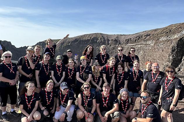 Harcerze z Lęborka na Uroczystościach 80. Rocznicy Bitwy pod Monte Cassino
