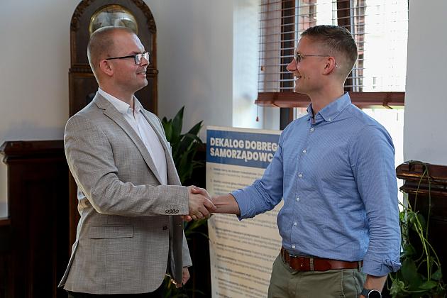 Burmistrz Lauenburga z wizytą w Lęborku