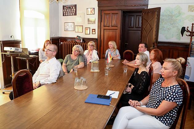 Burmistrz Lauenburga z wizytą w Lęborku