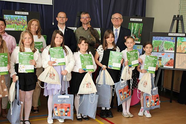 Konkurs plastyczny „Czysty las wokół nas” rozstrzygnięty