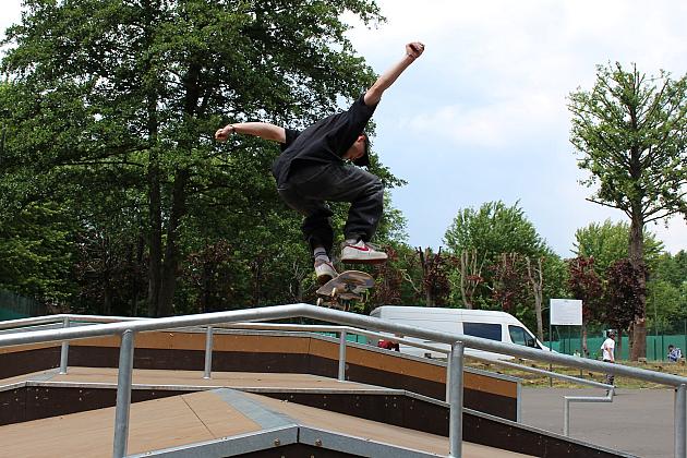 Pierwsze zawody na skateparku w Lęborku
