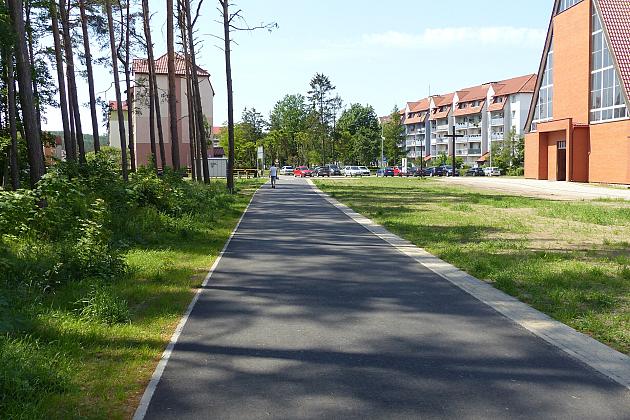 Droga pieszo-rowerowa przy ulicach Władysława IV i Teligi gotowa