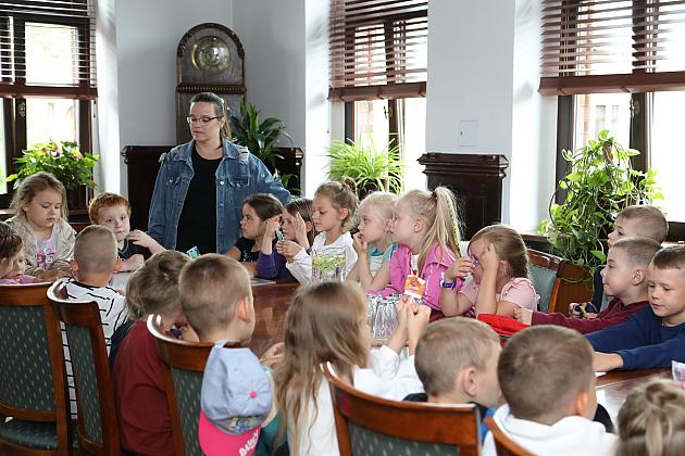 Przedszkolaki z Lęborka odwiedziły burmistrza