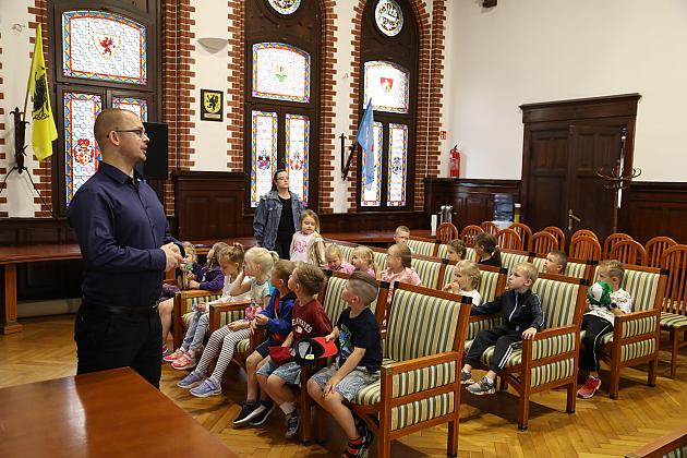 Przedszkolaki z Lęborka odwiedziły burmistrza