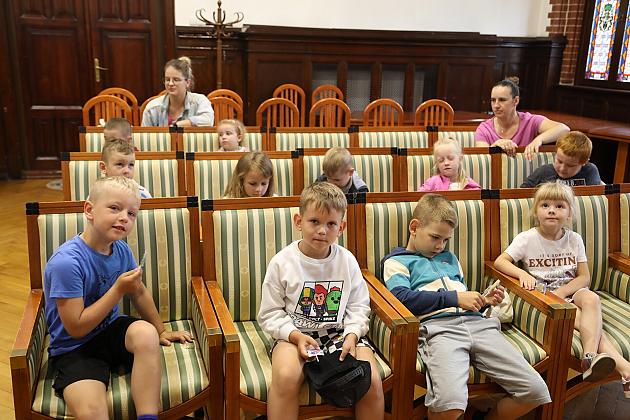 Przedszkolaki z Lęborka odwiedziły burmistrza