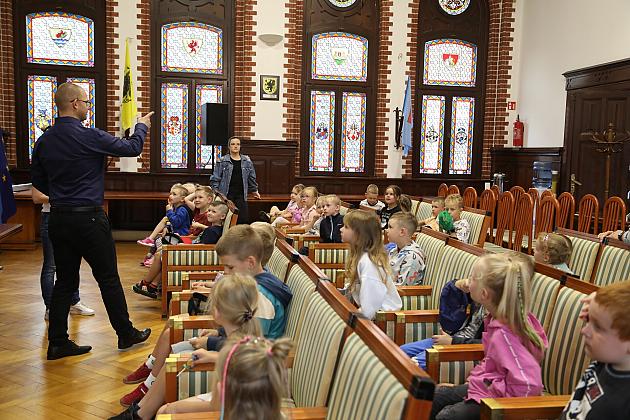 Przedszkolaki z Lęborka odwiedziły burmistrza