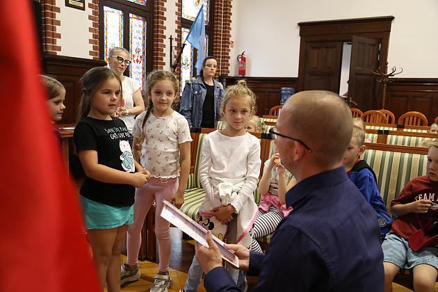 Przedszkolaki z Lęborka odwiedziły burmistrza