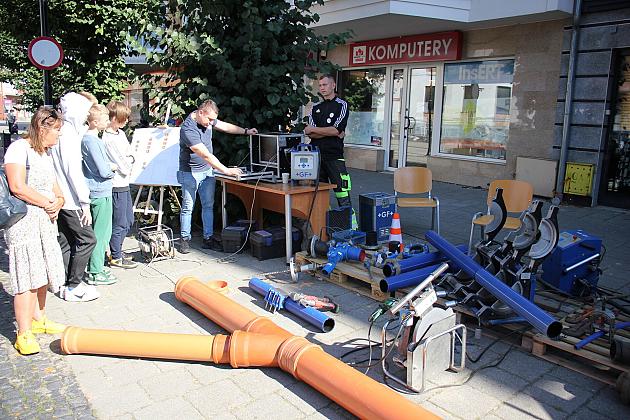 Dzień z lęborskimi wodociągami na Staromiejskiej