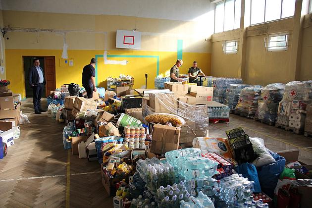 Zbiórka dla powodzian. Z Lęborka popłyną tony pomocy.