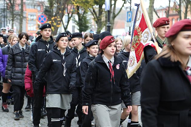 Z Polską w sercu. Lęborczanie uczcili Narodowe Święto Niepodległości