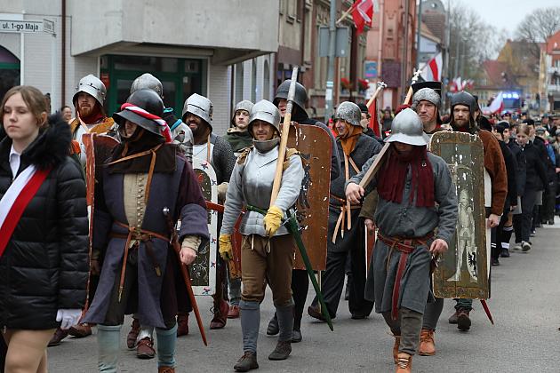 Z Polską w sercu. Lęborczanie uczcili Narodowe Święto Niepodległości