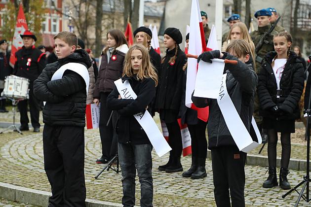 Z Polską w sercu. Lęborczanie uczcili Narodowe Święto Niepodległości