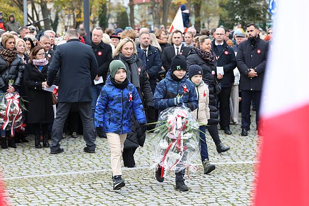 Z Polską w sercu. Lęborczanie uczcili Narodowe Święto Niepodległości
