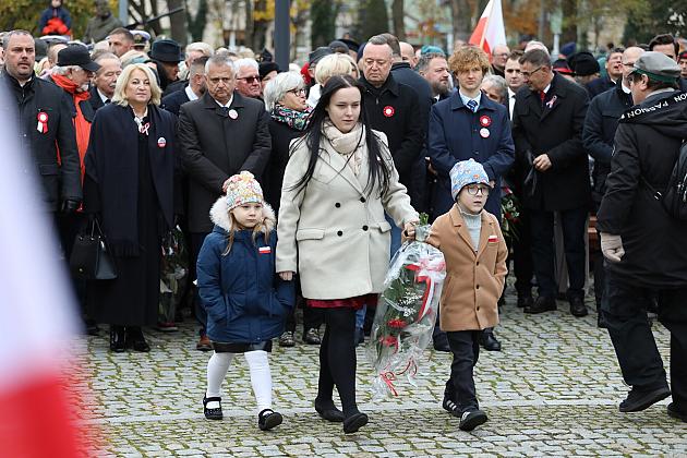 Z Polską w sercu. Lęborczanie uczcili Narodowe Święto Niepodległości