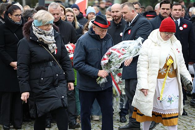 Z Polską w sercu. Lęborczanie uczcili Narodowe Święto Niepodległości