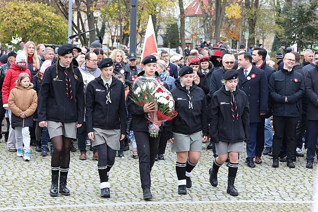 Z Polską w sercu. Lęborczanie uczcili Narodowe Święto Niepodległości