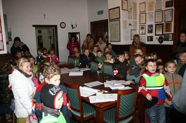 Z życzeniami świątecznymi w Ratuszu