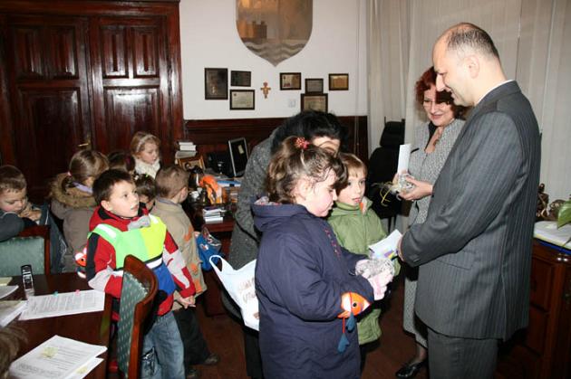 Z życzeniami świątecznymi w Ratuszu