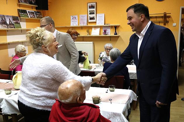 Spotkanie wigilijne Stowarzyszenia Emerytów, Rencistów i Osób Niepełnosprawnych