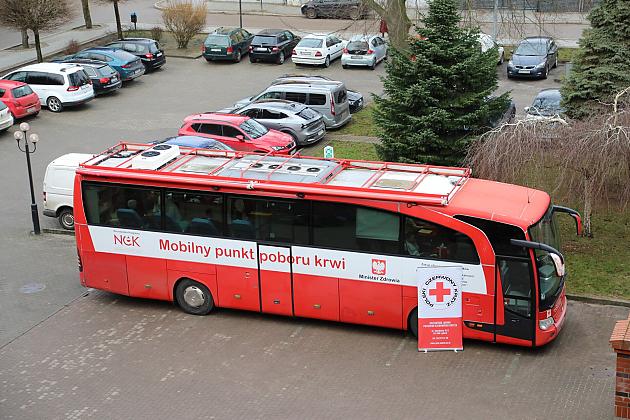 Ponad dziesięć litrów krwi oddali mieszkańcy przy Urzędzie Miejskim