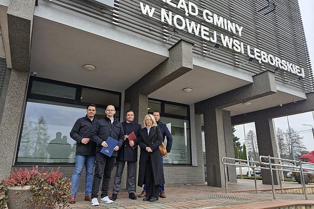 W Urzędzie Gminy Nowa Wieś Lęborska burmistrz i radni rozmawiali o zmianie granic Lęborka