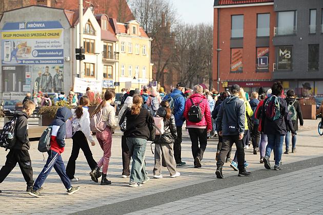 Wyruszyli z Lęborka do Czarnówka w poszukiwaniu oznak wiosny