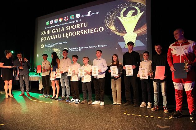 Najlepsi sportowcy nagrodzeni na uroczystej gali