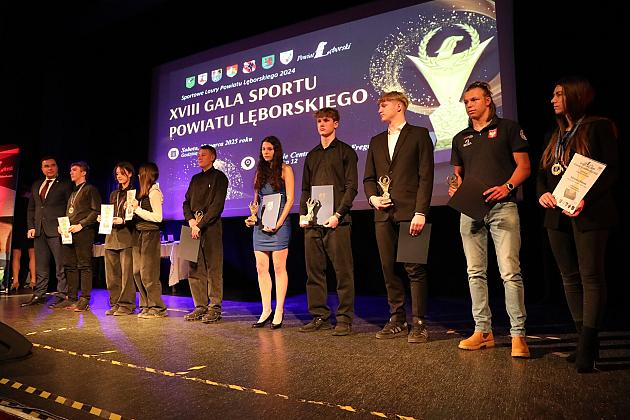 Najlepsi sportowcy nagrodzeni na uroczystej gali
