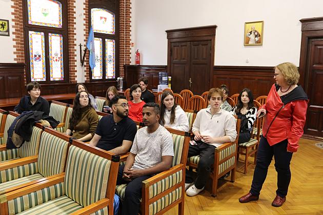 Wizyta w ratuszu zagranicznych gości