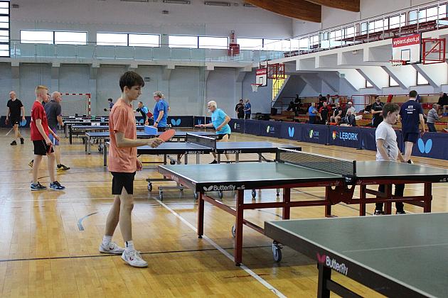 Fidala i Konkel najlepsi w kategoriach OPEN podczas Mistrzostw Lęborka w Tenisie Stołowym