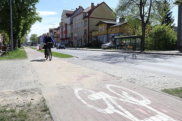 Krawężniki zostały obniżone na ulicy Zwycięstwa oraz ulicach Wybickiego i Sieroszewskiego