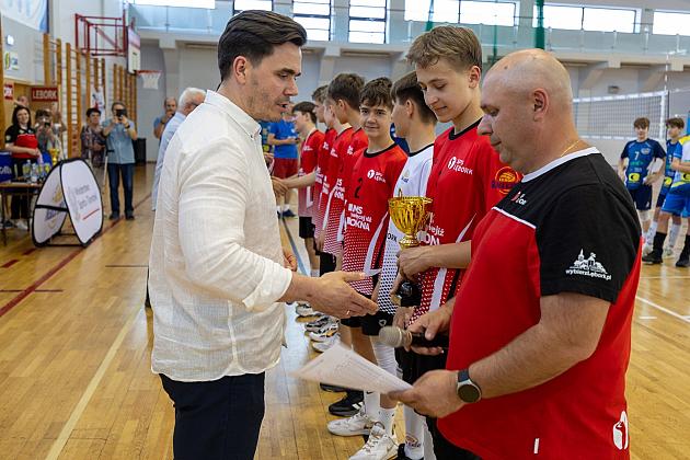 Siatkarski ogień podczas Ogólnopolskiego Turnieju o Puchar Małgorzaty Glinki