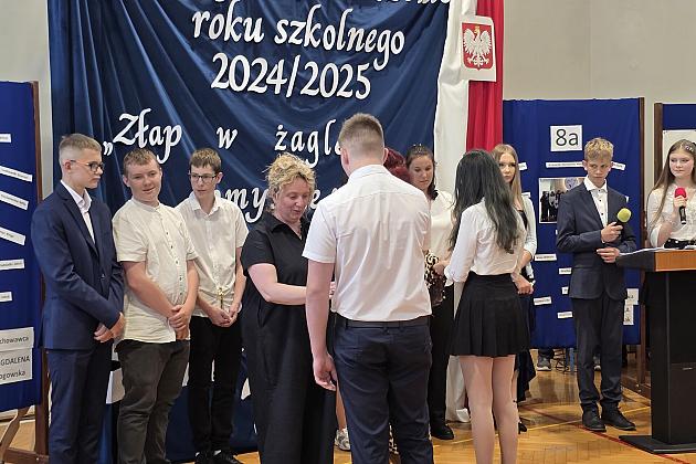 Uroczyste zakończenie roku szkolnego klas VIII w SP7