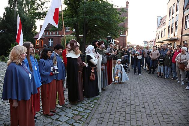 Klucz do miasta w rękach św. Jakuba! Duże zainteresowanie spacerem z duchami Krzyżaków