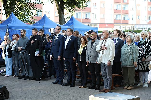 Lębork świętował Dzień Niepodległości Ukrainy