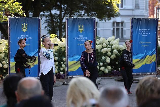 Lębork świętował Dzień Niepodległości Ukrainy