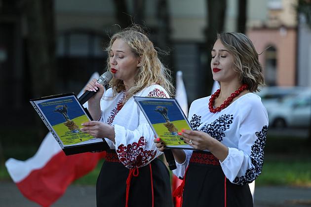 Lębork świętował Dzień Niepodległości Ukrainy