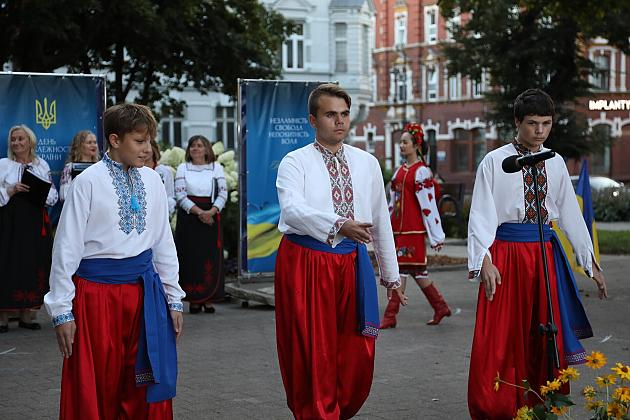 Lębork świętował Dzień Niepodległości Ukrainy