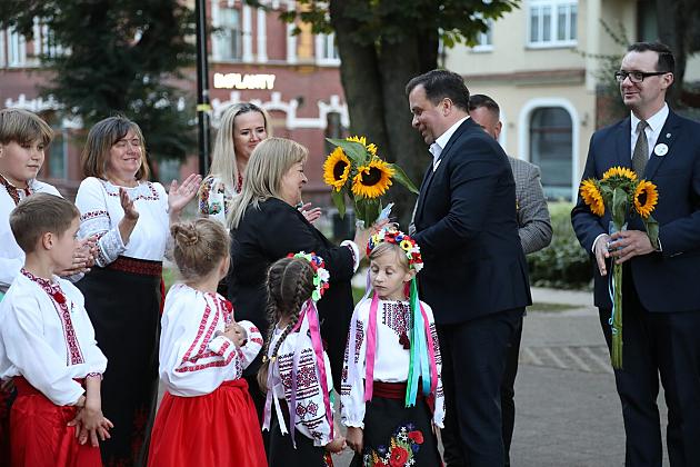 Lębork świętował Dzień Niepodległości Ukrainy