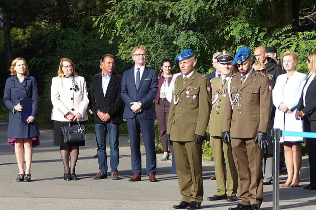 Polskie ofiary II wojny światowej upamiętnione przy jednostce wojskowej