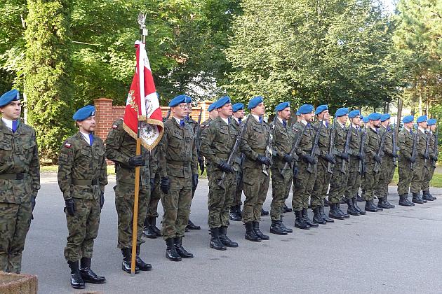 Polskie ofiary II wojny światowej upamiętnione przy jednostce wojskowej