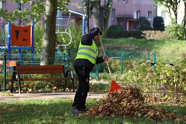 Dbają o porządek na skwerach i w parkach