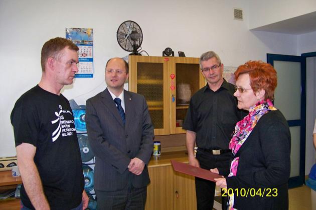 Podziękowanie za bohaterską postawę