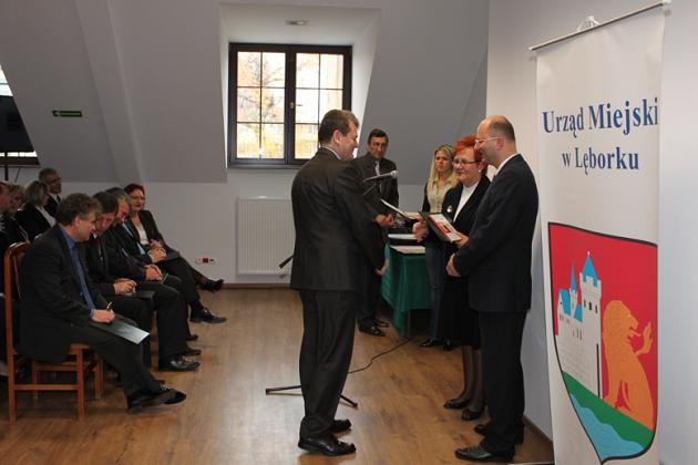 Podziękowania za współpracę z Radą Miejską