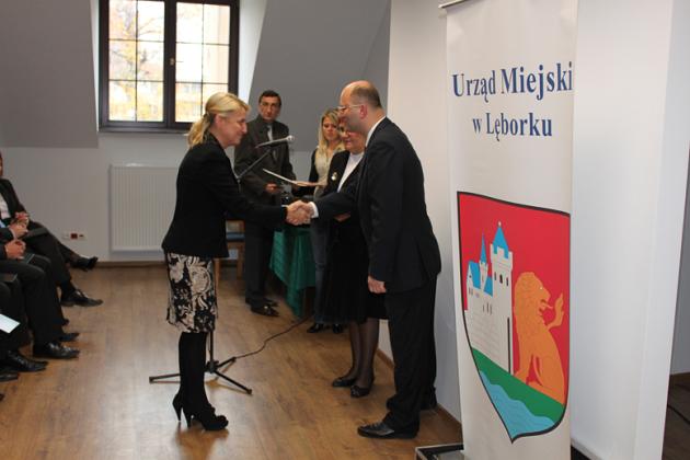 Podziękowania za współpracę z Radą Miejską