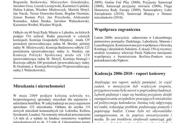 Kadencja Rady Miejskiej w Lęborku 2006-2010