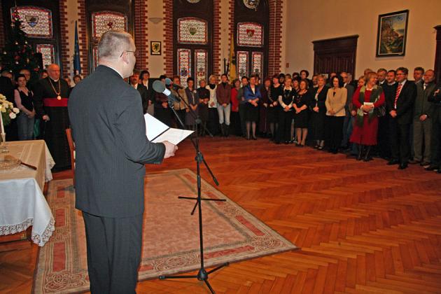 Kolędowa wizyta w Ratuszu